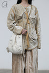 Mutedance Velvet/Silk Hand-Tied Jacket MD-MD23FW55-0 Velvet PM89
